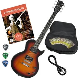 Rocktile L-100 SB E-Gitarre Sunburst Set mit Zubehör