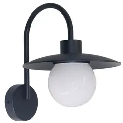 LUXULA LED Wandleuchte LX700202 10 W schwarz IP54