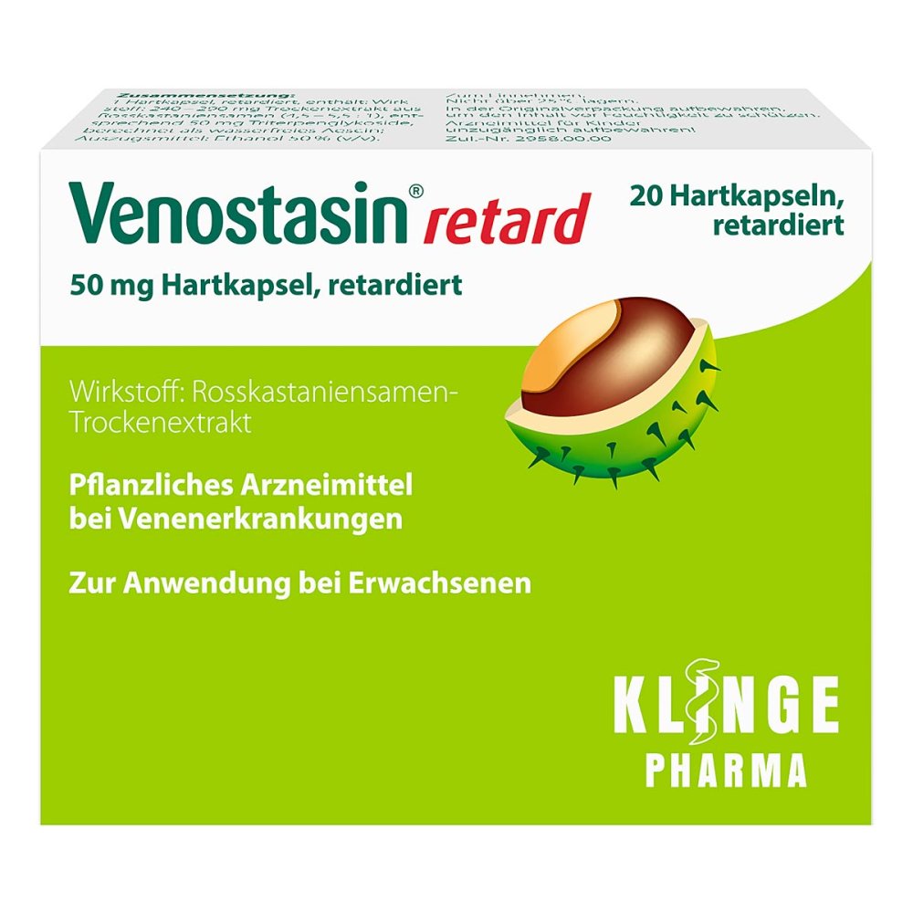Klinge Pharma GmbH Venostasin retard 50 mg Hartkapsel 01273504