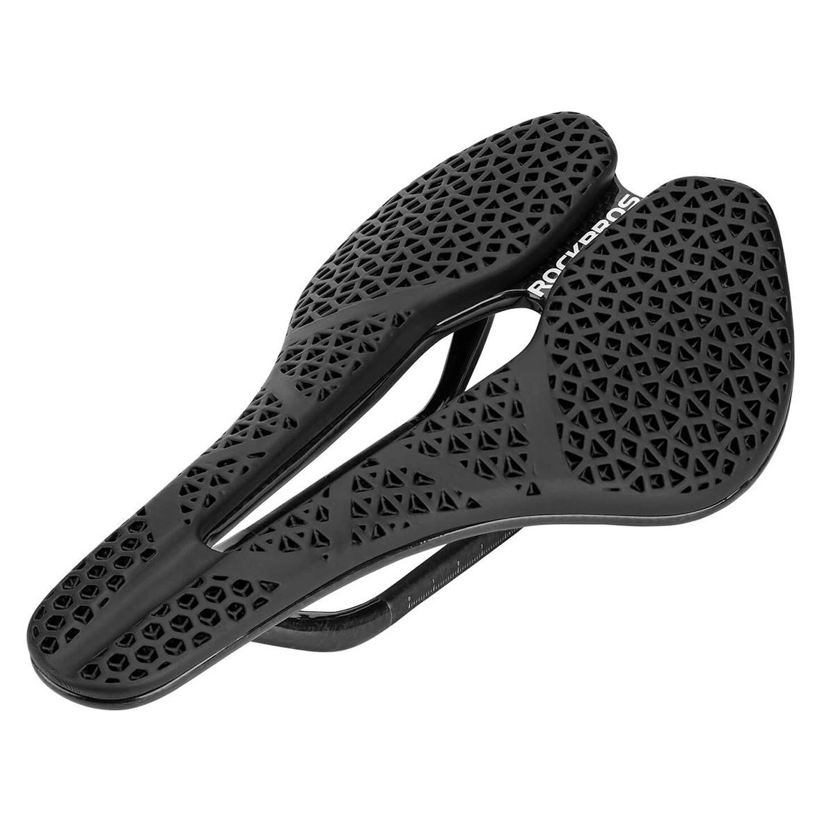 Rockbros Siodełko rowerowe LF0214 anatomiczne 3D wodoodporne - czarne (5907769390579)
