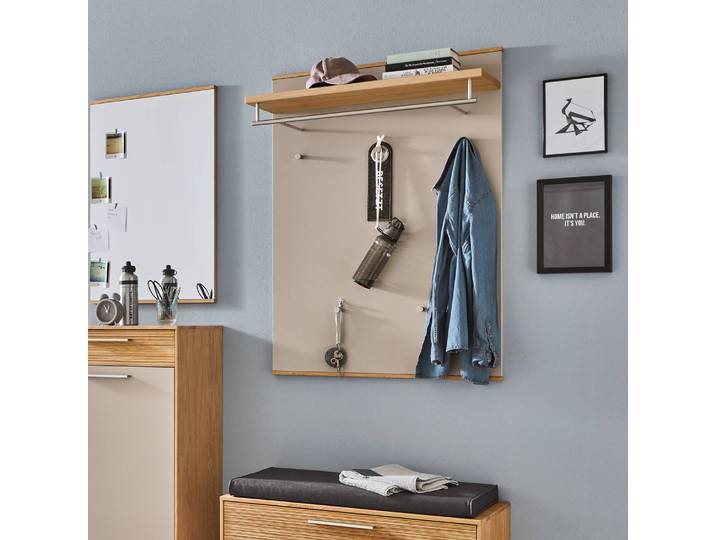 Porte-manteaux mural II 80 x 109 x 27cm Marron/Taupe