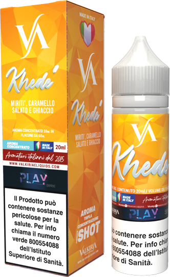 Valkiria Khede' Liquido Shot 20ml Aguaje Caramello Burro Salato