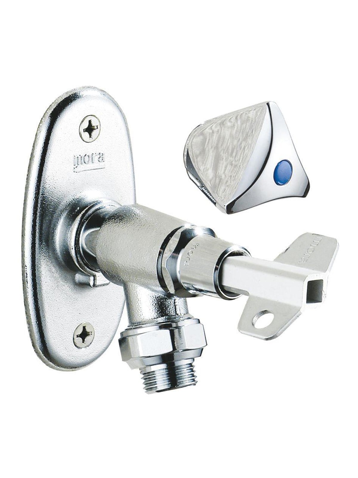 FM Mattsson Mora garden valve with key and handle 400-550 mm