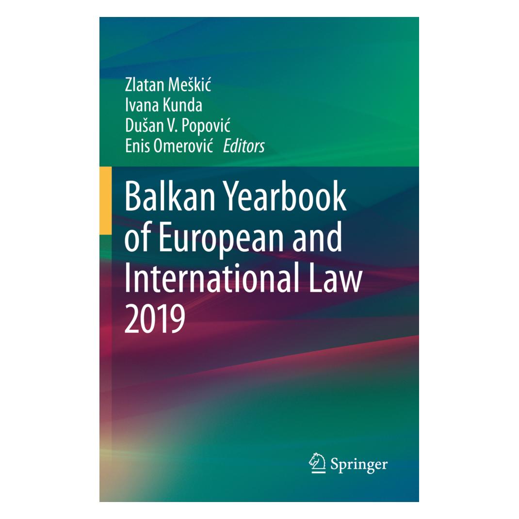 Springer Balkan Yearbook of European and International Law 2019 (Englisch, Softcover, Dusan V. Popovic, Enis Omerovic, Ivana Kunda, Zlatan Meskic) (56186476)