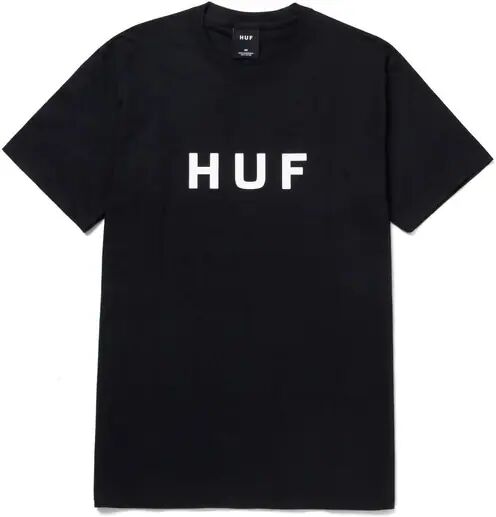 HUF Essentials OG Logo T-Shirt (Black)