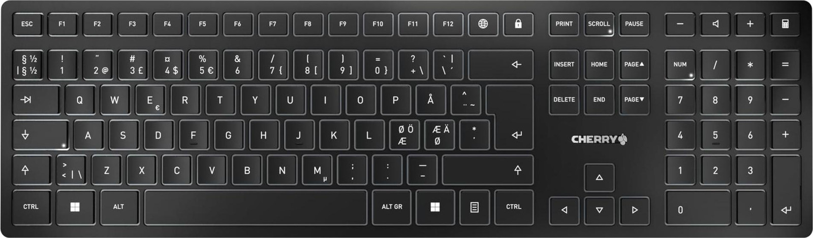 Cherry KW 9100 Slank draadloos toetsenbord