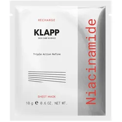 KLAPP Niacinamide Triple Action Refine Sheet Mask