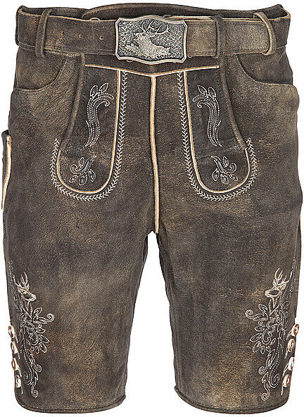 GWEIH & SILK Lederhose BORIS braun   44 44