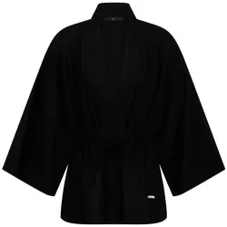 Jacke weitem 3/4-Kimonoarm Emilia Lay schwarz, 50
