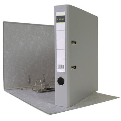 Midori 7 x Akten-Ordner PP A4 50 mm Grau Kunststoff Archiv Büroordner Ringordner