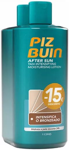 Piz Buin After Sun Loción Hidratante Intensificadora Del Bronceado 2x200ml