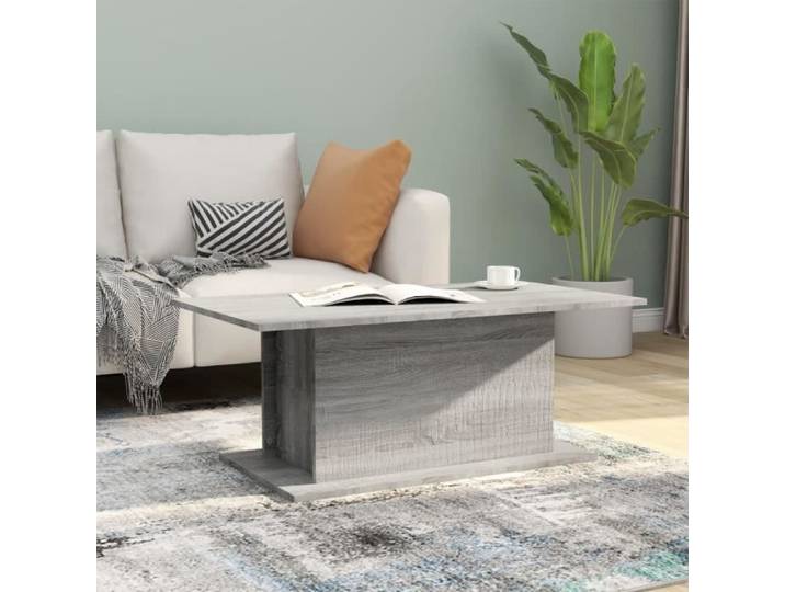 Table basse Sonoma gris 102x55 5x40 cm Aggloméré