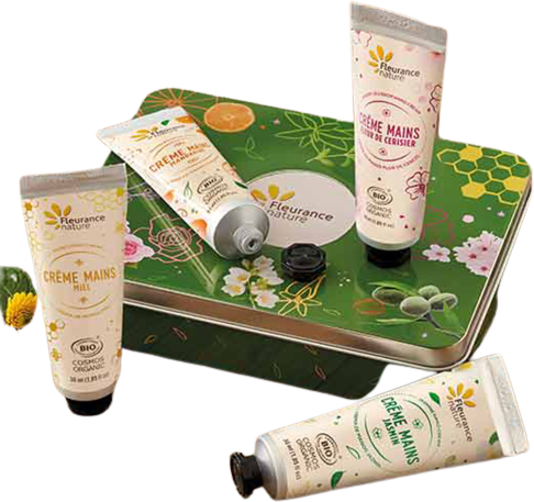 Fleurance Nature Cuarteto de Crema de Manos en su Cofrecito