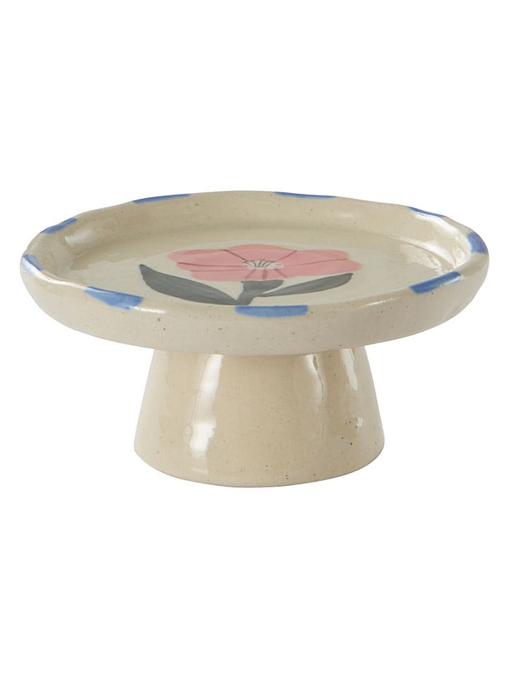 Jotex Kuchenständer "Botanic" in Creme/ Rosa - (H)6 x Ø 13 cm - onesize