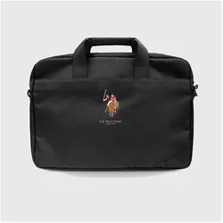 U.S. Polo US Polo Assn 15" Tasche (USCB15PUGFLBK) (16"), Notebooktasche, Schwarz