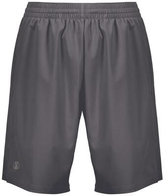 Holloway 229656 Youth Weld Shorts in Carbon size Large   Polyester/Spandex Blend