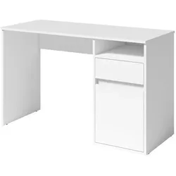 SCHREIBTISCH REGIS 120x53x75,5 cm Bürotisch Computertisch, Weiß
