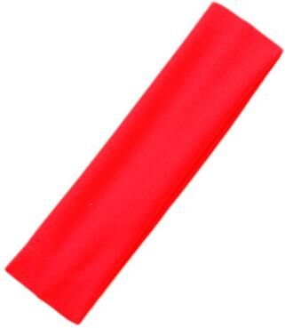 Modern Mode Marketplace Sweat Absorbing Elastic Hair Bands Yoga & Running Headband For Men & Women red