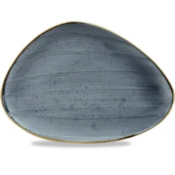 Churchill Stonecast Blueberry Chefs Platte Dreieck, 35.5 x 18.8cm