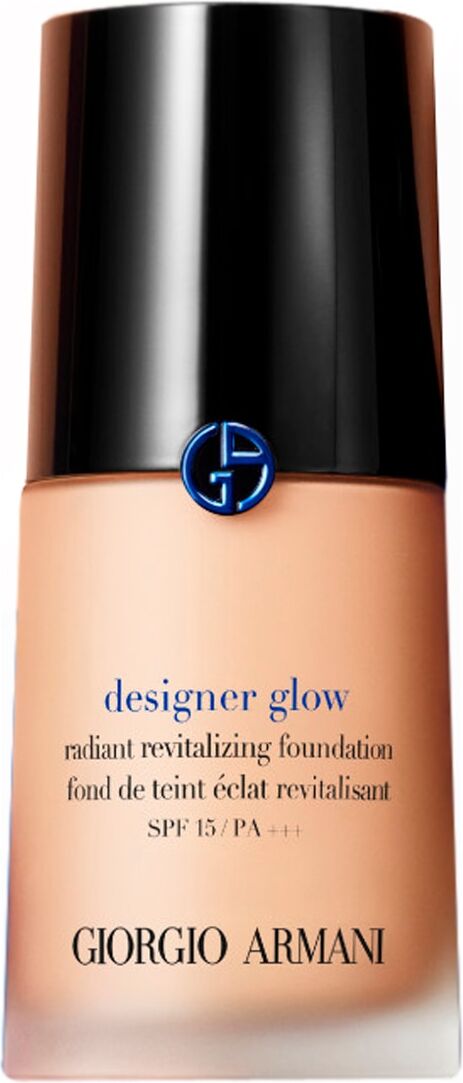 Giorgio Armani Base de maquillaje Designer Glow con Ácido Hialurónico 30 ml .  2