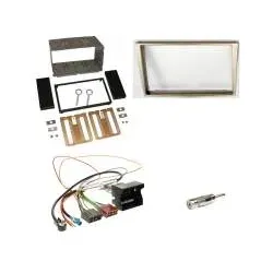 Opel Astra Corsa Zafira ab 2004 Autoradio 2-DIN+Fach Einbaurahmen Radioblende...