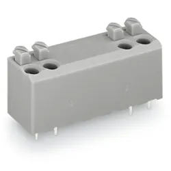 Wago 735-307/002-000 Leiterplattenklemme, Drücker, 1, 5 mm2, grau 735307002000  - 35 Stück