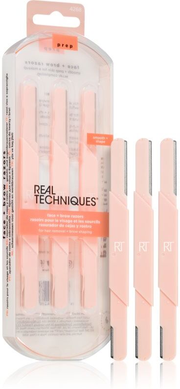 Real Techniques Original Collection Prep rasoir visage 3 pcs