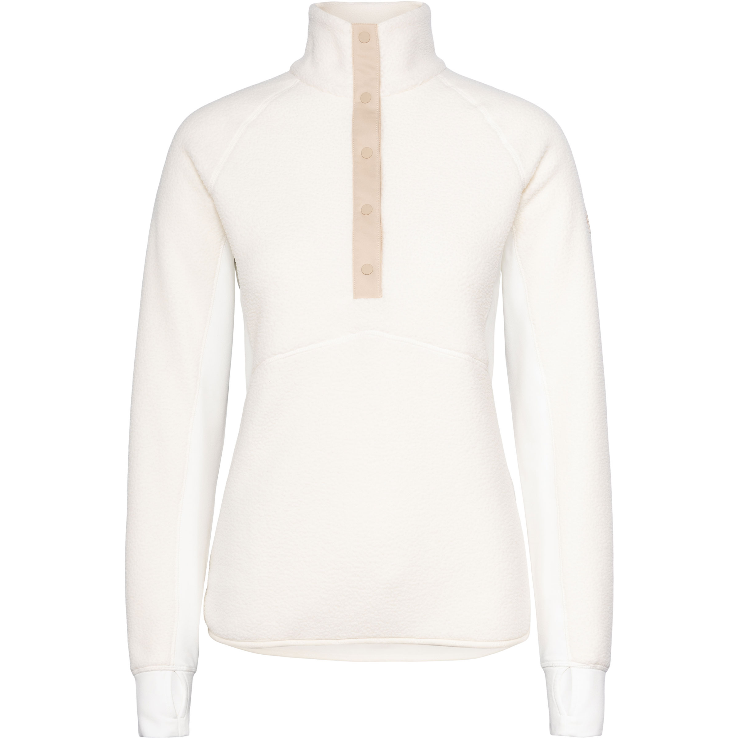 Johaug Fusion Pile Damen Pullover weiss Größe M Langlauf Skating | Langlauf Klassik | Trailrunning Elastisch