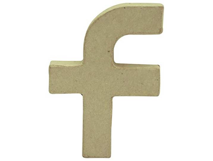 décopatch Mache Letter 'f'