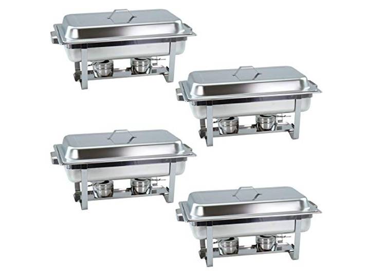 4 Stück Chafing Dish 4331 mit GN-Behälter 1/1 65mm