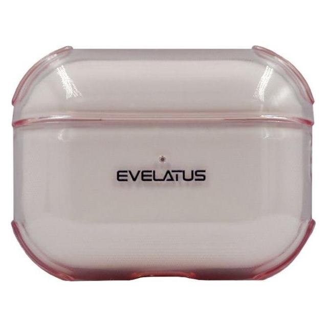 Evelatus Headphone case Apple AirPods Pro TPU Protective Case Transparent Pink (Kopfhörer Hülle) (EVELATUS)