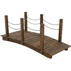 Relaxdays, Aussendekoration, Garten-Brücke