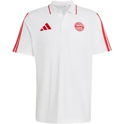 adidas BAYERN MÜNCHEN Poloshirt Herren | Gr. XL | weiß - weiß