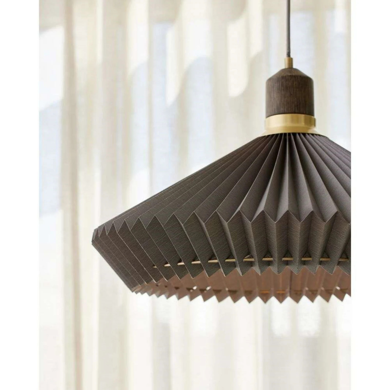 Halo Design Paris hanglamp groen textiel Ø 56 cm