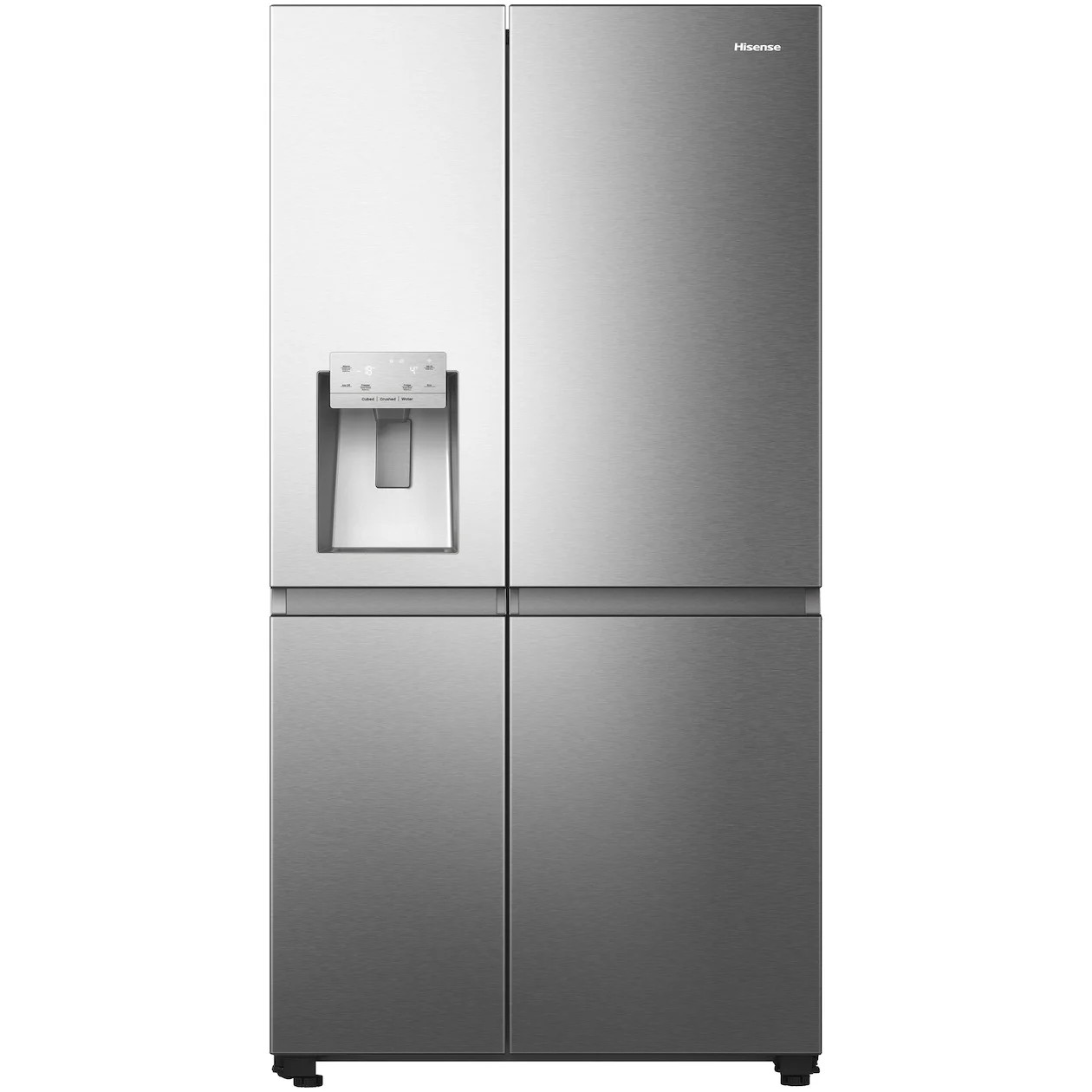 Hisense RS818N4TIC Amerikaanse Side-by-Side Koelkast Zilver met No Frost en Super Freezing