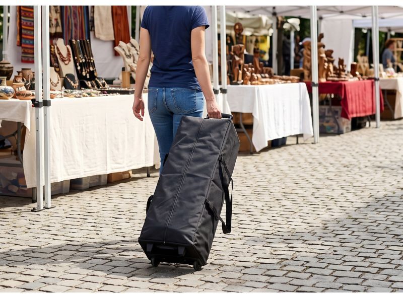 RegalosMiguel Bolsa de Transporte con Ruedas para Carpas 4x4