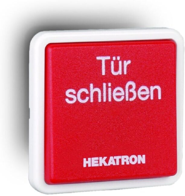 Hekatron Vertriebs Bouton-poussoir manuel pour montage apparent/enfoui HAT 02 (6500143)