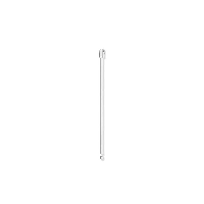 Hewi System 900 Bodenstütze 900.50.020XA senkrechte Länge 645, für Montagehöhe 760 mm, Edelstahl matt geschliffen
