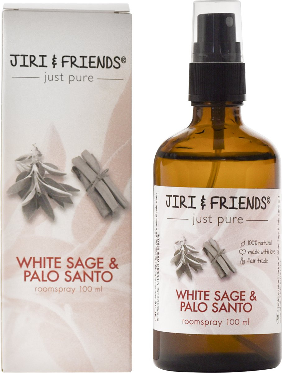 Jiri & Friends Aromatherapie Spray Melange Witte Salie & Palo Santo