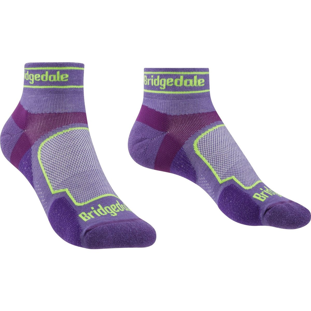 Bridgedale Trail Run Ultralight T2 Coolmax Sport Low purple (371) M 710258-371-M