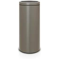 brabantia Touch Bin Platinum 30l Edelstahl Grau