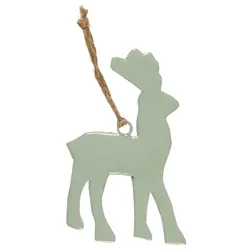 IB Laursen Kleine Figur zum Hängen, Rentier grün