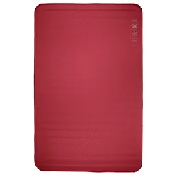 Exped SIM Comfort Duo 5 Isomatte (isoliert bis -25°C / 197 x 125 x 5 cm / 3,015 kg) - STK - burgundy
