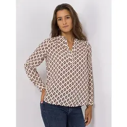 EVA LUTZ Bluse Lilly Knopfleiste Strass-Detail leger weit