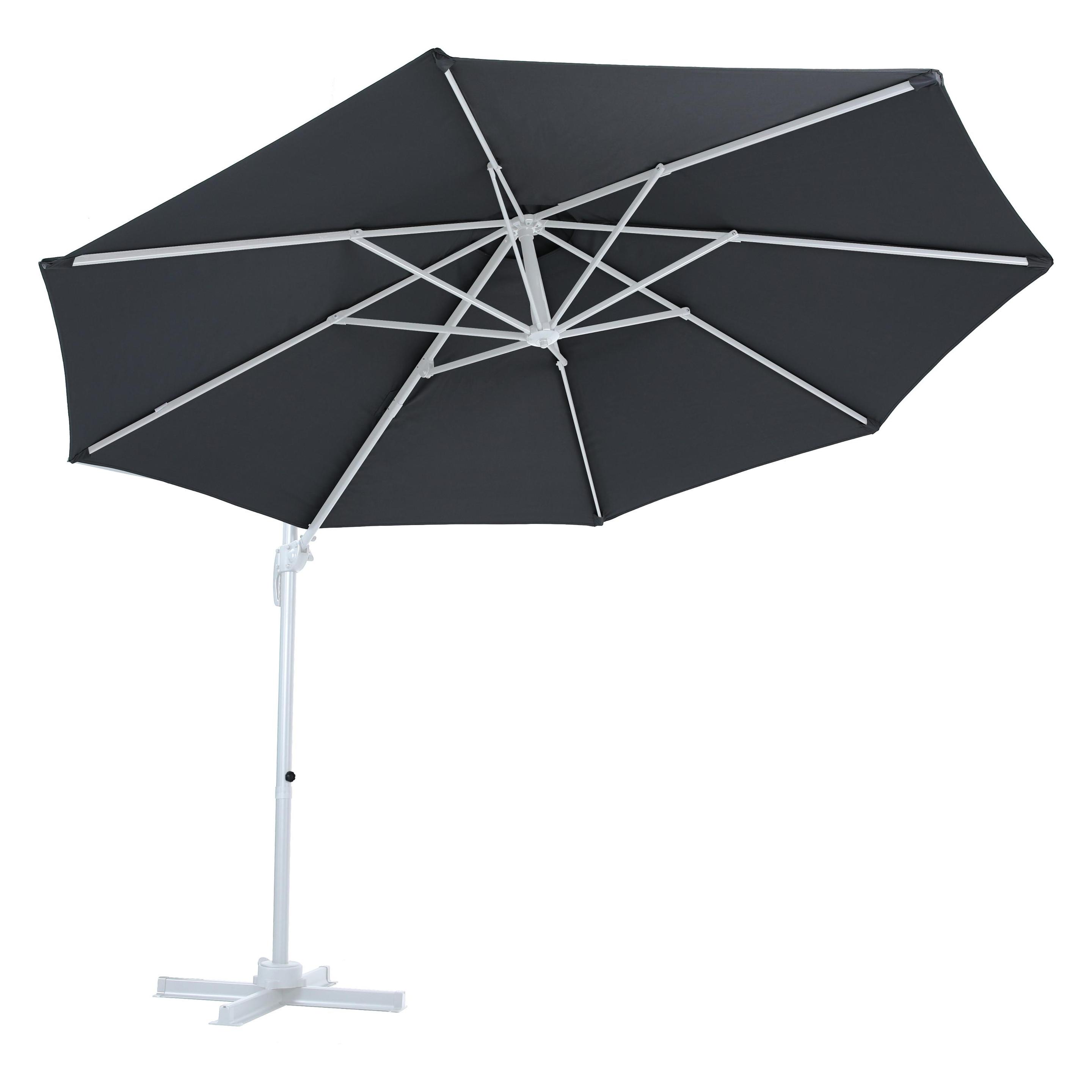 Axi Marisol Ampelschirm Ø 300cm Weiss/Grau (45575379)