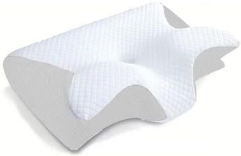 Inspired Finds Emeka Memory Foam Cervical Pillow Orthopedic Neck Support With Slow Rebound Comfort white