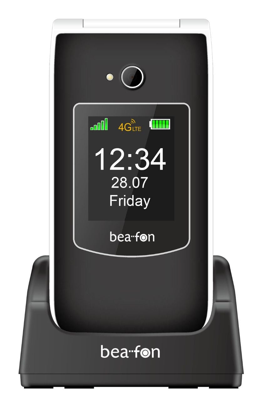 Beafon SL645pro LTE 4G Smartphone 6,1 cm (2.4 Zoll (Schwarz, Weiß) SL645PROLTE EU00