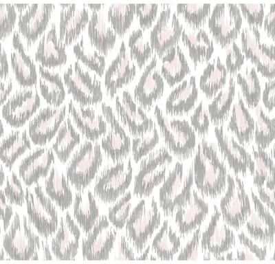A-Street Prints Electra Blush Leopard Spot String Wallpaper