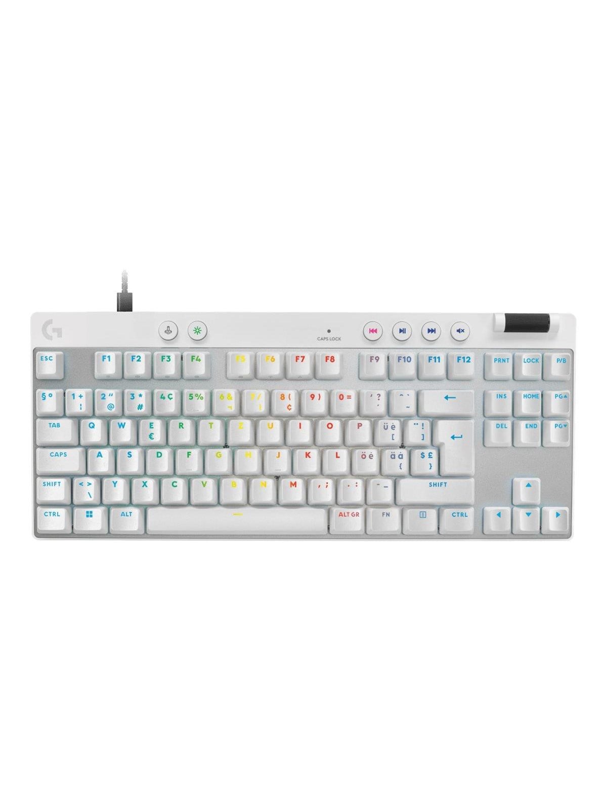 Logitech G PRO X RAPID - Gaming Tastatur - Schweiz - Weiss