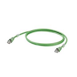 Weidmüller 1166000022 RJ45 Patchkabel Grün mit Knickschutztülle, Flammwidrig, Ölbeständig 1 St.